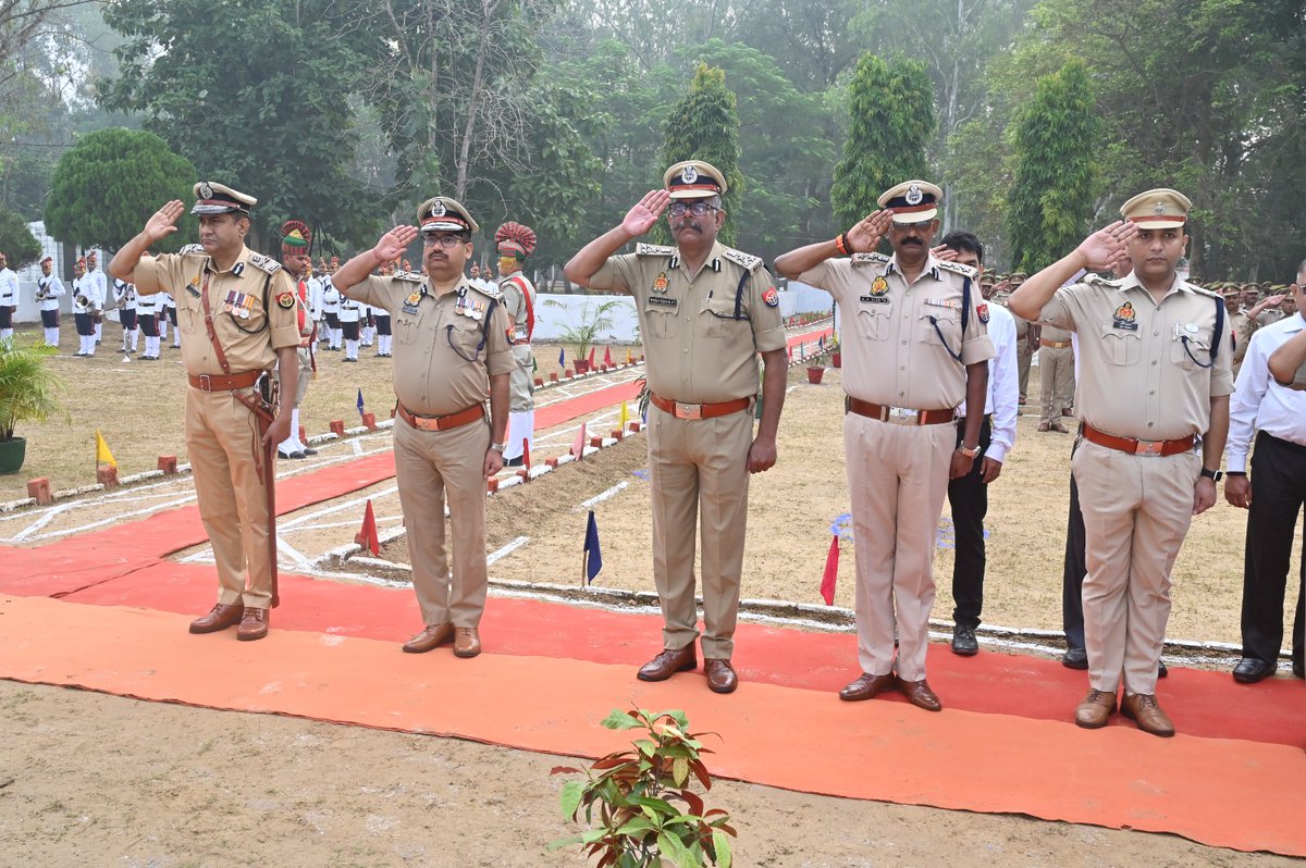 JournalistZK1's tweet image. #सीतापुर  #APTC में बनाया 
#पुलिसस्मृतिदिवस 

#AdgRKswarnkar