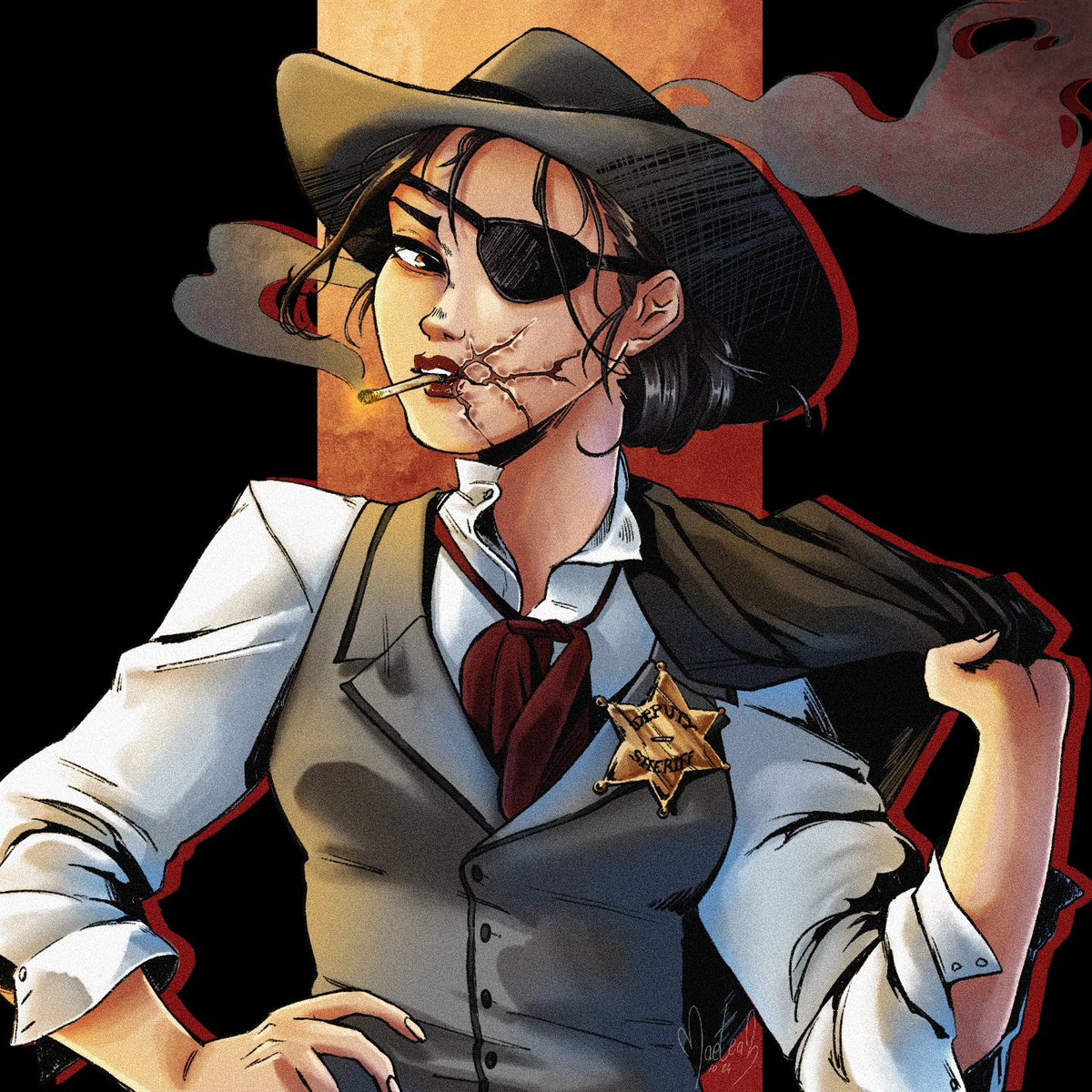 Commande de buste en couleurs 🙏🏻
Petite vibe western le bon la brute et le truand !!
#art #RedDeadRedemption2 #commissionsopen