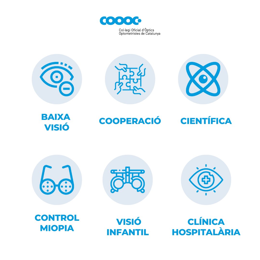 🎯 Coneix totes les vocalies del COOOC 
S'han ampliat i reformulat les vocalies per adaptar-nos a les necessitats actuals del sector i oferir més oportunitats als nostres col·legiats. 
Tota la informació 👉 coooc.cat/vocalies/

#OpticsOptometristes #SalutVisual #Innovació