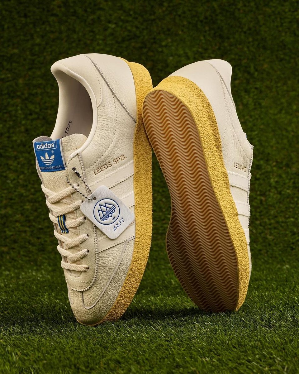 adidas gazelle silver green womens Limited edition Leeds Utd FC retro Gordon Strachan yellow / blue Adida   Sneakcustomtrainers.com