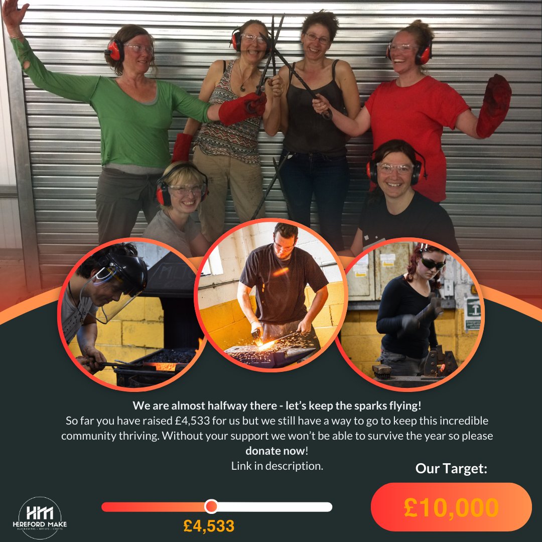 Monday Campaign Check-In!

We're inching closer to our goal, but we still need your support to keep this space thriving! So far, we’ve raised £4,533, but there’s more to go.

Every donation counts! Donate here: gofund.me/1d3a3566

#forgewithpurpose  #donatenow