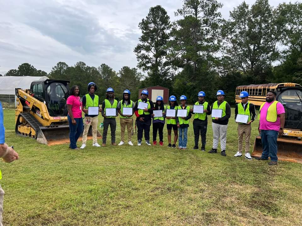 DirectorBake's tweet photo. Congratulations to our students who  completed their Skills for Success Skid Steer Certification. We would like to thank Trenholm State Community College for providing our students with the opportunity to earn this certification as they prepare to enter the workforce. #45cte https://t.co/2E9N4f0yeJ
