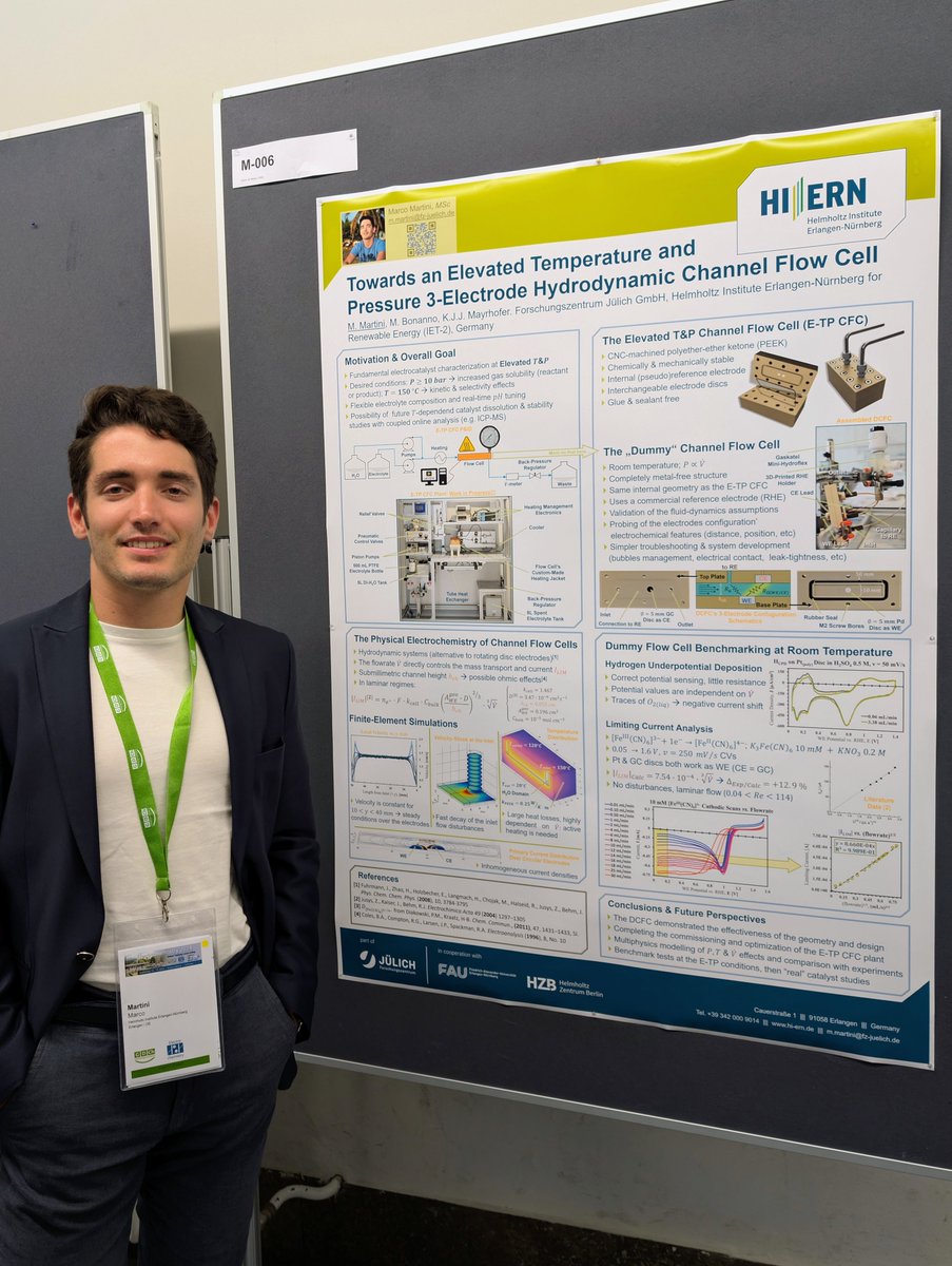 👏Congrats to our PhD students Hanna Kallweit and Marco Martini: Both were recently honored with the "Best Poster Award" at the "Electrochemistry 2024" conference in Braunschweig. 

💡Read more about their work at HI ERN: go.fzj.de/ZYH9c 

<a href="/GDCh_aktuell/">GDCh</a> <a href="/fz_juelich/">Forschungszentrum Jülich | @fzj@social.fz-juelich</a>