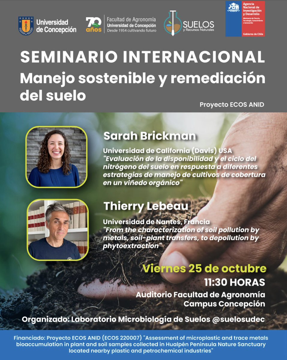 Mauricio Schoebitz (@mauschoe) on Twitter photo Seminario Internacional Proyecto de Colaboración Internacional ECOS ANID viernes 25 de octubre #agronomia #concepción <a href="/Ciencia_UdeC/">VRID UdeC</a> <a href="/NantesUniv/">Nantes Université</a> <a href="/UCDavisResearch/">UC Davis Research</a> Seminario Internacional Proyecto de Colaboración Internacional ECOS ANID viernes 25 de octubre #agronomia #concepción <a href="/Ciencia_UdeC/">VRID UdeC</a> <a href="/NantesUniv/">Nantes Université</a> <a href="/UCDavisResearch/">UC Davis Research</a>
