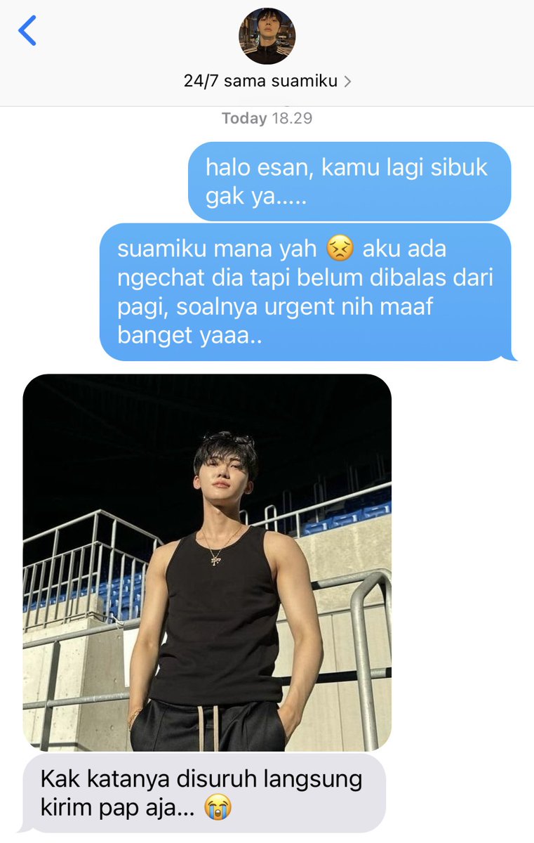 markhandsomer's tweet photo. meanwhile isi chat haec ke esan t____t https://t.co/D4Z135ij9U