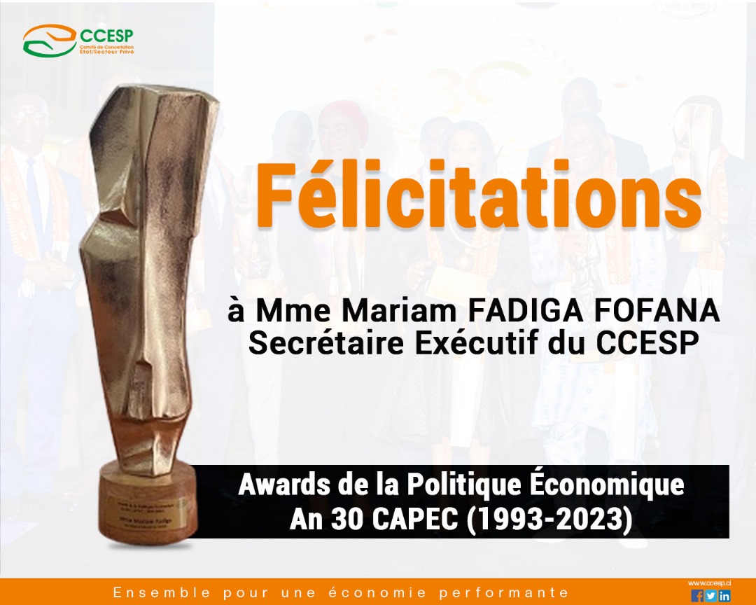CCESP_Officiel's tweet image. #ACTU 

𝐀𝐖𝐀𝐑𝐃𝐒 𝐃𝐄 𝐋𝐀 𝐏𝐎𝐋𝐈𝐓𝐈𝐐𝐔𝐄 𝐄𝐂𝐎𝐍𝐎𝐌𝐈𝐐𝐔𝐄, 𝐋𝐄 𝐒𝐄-𝐂𝐂𝐄𝐒𝐏 𝐏𝐑𝐈𝐌𝐄

La 𝐜é𝐥é𝐛𝐫𝐚𝐭𝐢𝐨𝐧 𝐝𝐮 𝟑𝟎è𝐦𝐞 𝐚𝐧𝐧𝐢𝐯𝐞𝐫𝐬𝐚𝐢𝐫𝐞 de la création de la Cellule d’Analyse des Politiques Economiques du CIRES (#CAPEC) en prélude au 𝟏𝟎è𝐦𝐞…
