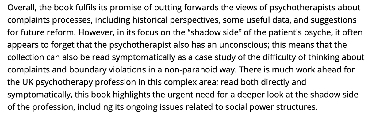 HarrietMossop's tweet photo. After another Guardian article calling for statutory regulation of psychotherapy, just a reminder about the worrying number of regulated psychotherapists who want *less* regulation, believing that the existing system gives too *much* power to patients ... https://t.co/WyVB1EjA47 https://t.co/Bzo14lHWcH