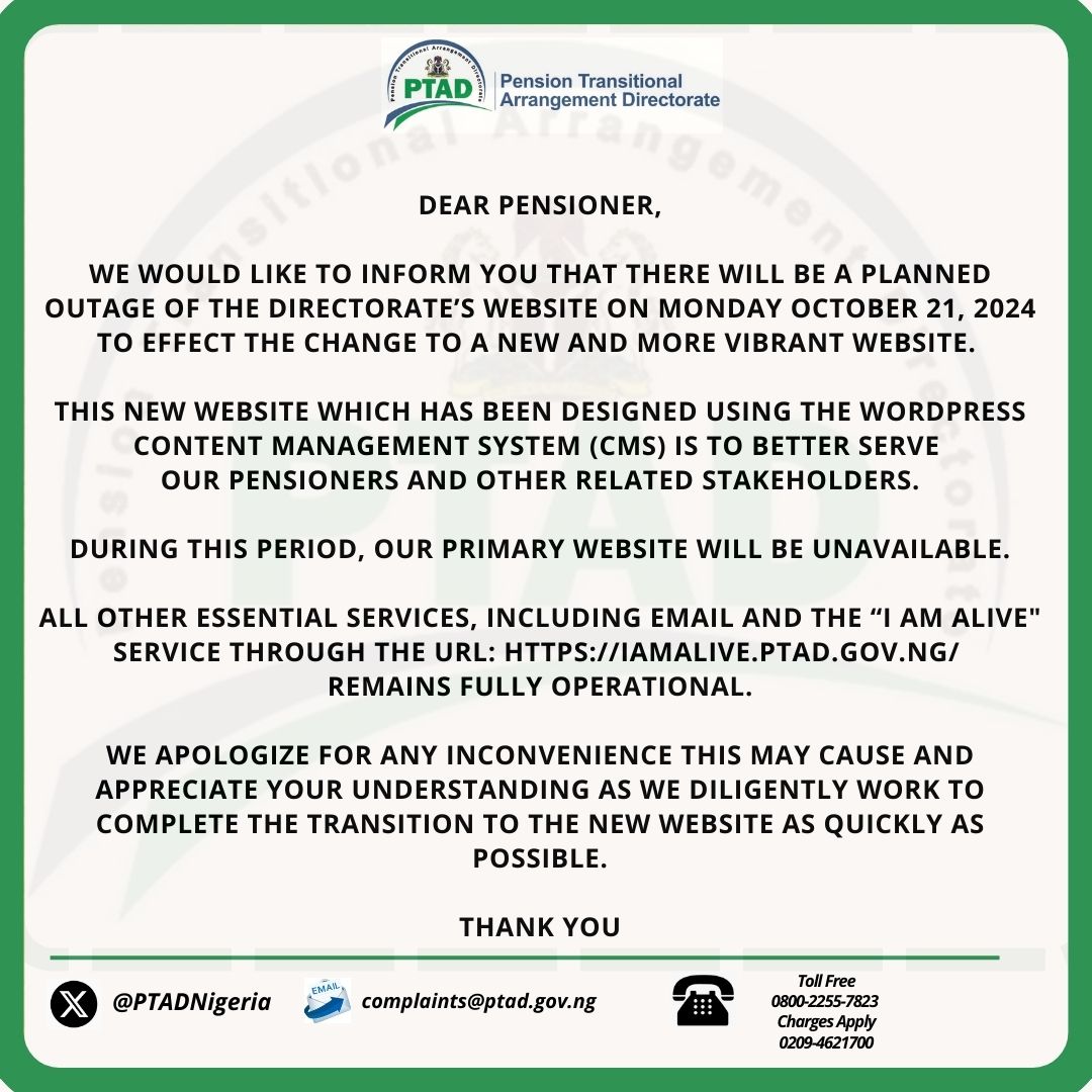 PTAD Nigeria tweet media