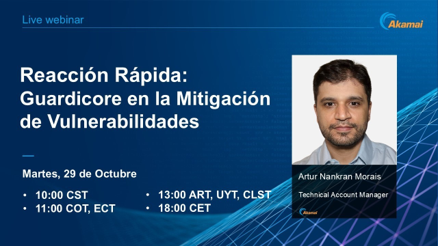 pa95055700's tweet photo. Participe de nuestro seminario web y aprenda cómo reaccionar a tiempo ante una filtración puede minimizar el daño a la red. Registrese hoy! @Akamai #AkamaiSecurity https://t.co/SDeo3GiaBz https://t.co/9OnUGCSQ4i