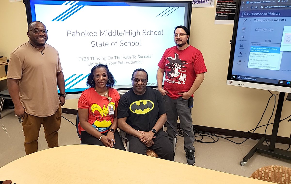 "Great opportunity to connect with a dynamic leadership team to review FY24 performance data &amp; explore exciting possibilities for FY25! #SchoolLeadership #DataDrivenSuccess" <a href="/Pahokee_MSHS/">Pahokee_MSHS</a> <a href="/GladesRegion/">The Glades Region</a> <a href="/pbcsd/">The School District of Palm Beach County</a>