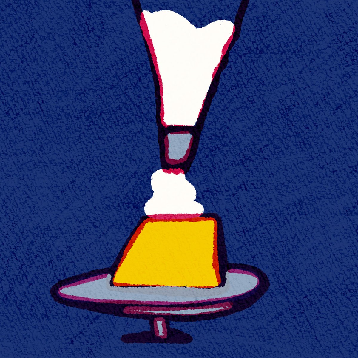 kochifolio's tweet photo. 夜のプリン

#食べ物イラスト 
#illustration
#custardpudding https://t.co/X5r3WPtDbf