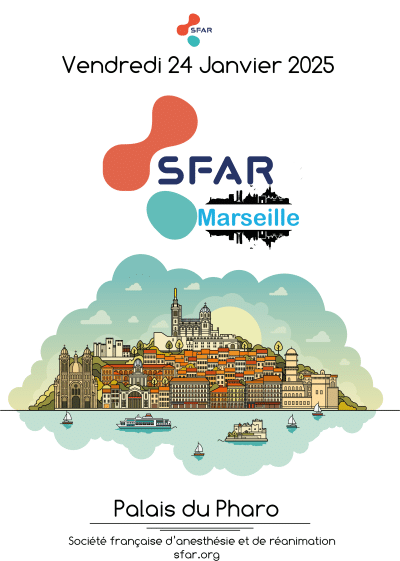 🚨 SAVE THE DATE 🚨 

📅 Vendredi 24 janvier, assistez à la Journée SFAR à Marseille !

📄 Programme ➡️ sfar.org/evenement/sfar…

✍️ Ouverture des inscriptions le 1er novembre

<a href="/AJARFrance/">AJAR France 🇫🇷</a> <a href="/SNPHARE/">SNPHARE</a> <a href="/SNJeunesAR/">Syndicat National des Jeunes Anesth-Réa</a> <a href="/SyndicatSnarf/">SNARF</a> <a href="/SFARJeunes/">SFAR Jeunes</a> @IADE_de_France <a href="/contactfnir/">Fédération Nationale des Infirmiers de Réanimation</a> <a href="/SNIA75/">SNIA : Syndicat Nal des #IADE</a>