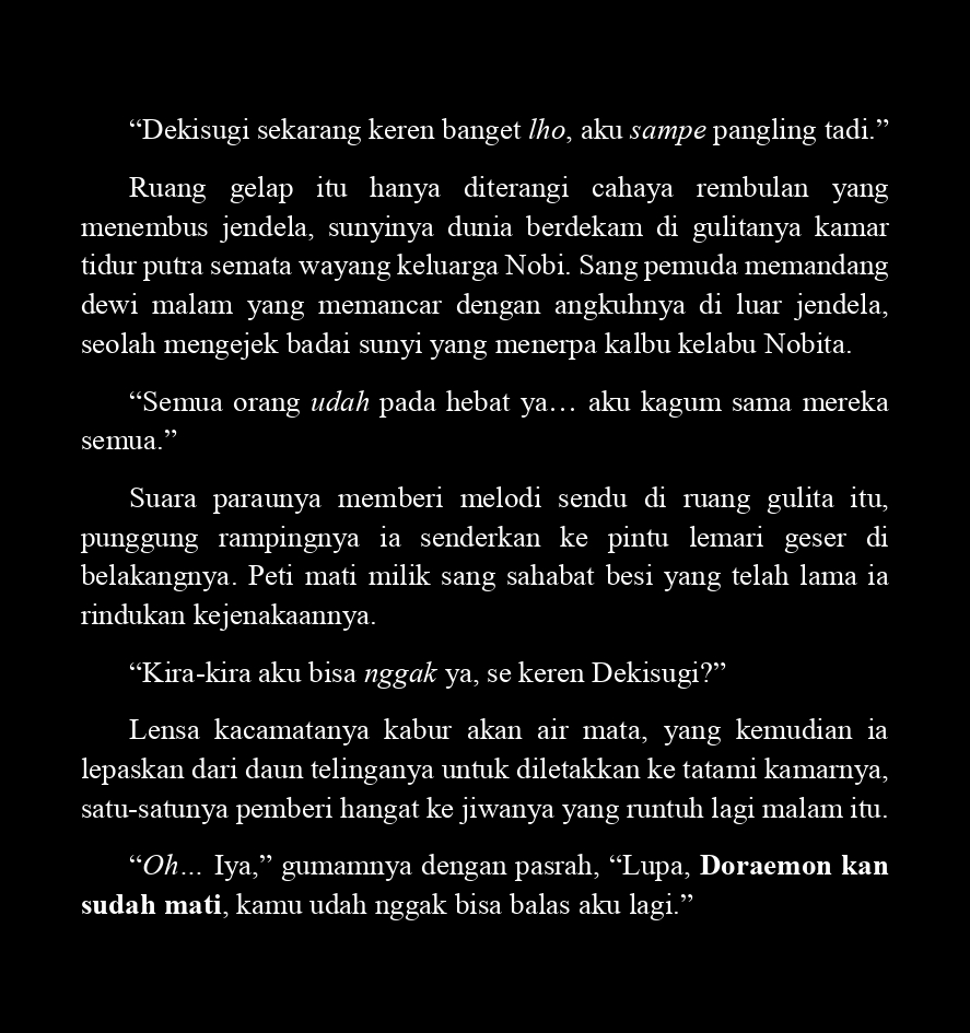 rainee_da's tweet photo. #dekinobi fanfiction 🍀 𝐟𝐢𝐫𝐬𝐭 𝐜𝐡𝐚𝐧𝐜𝐞 [2.5]
doraemon bxb fanfic | Hidetoshi Dekisugi X Nobita Nobi / pg-13

— ʏᴀɴɢ ᴛᴇʀᴊᴀᴅɪ sᴇᴛᴇʟᴀʜ ᴘᴜʟᴀɴɢ ᴋᴇ ʀᴜᴍᴀʜ

https://t.co/vTRepY5Yq6 https://t.co/sAwBp1HTen