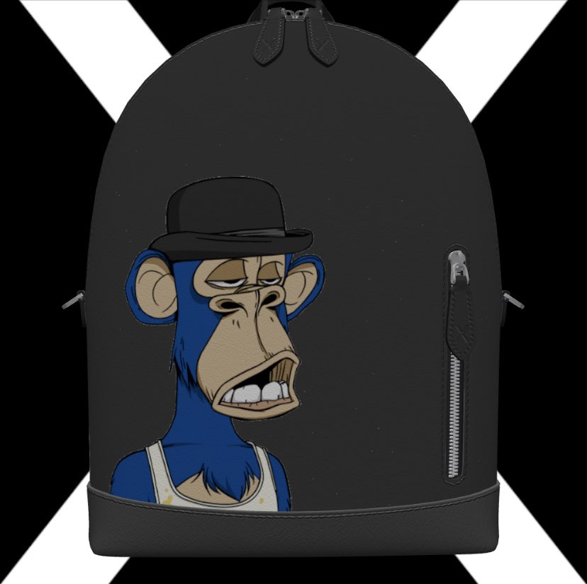 X3ME_official's tweet photo. Congrats to @Blue11art for his X3ME Genesis Backpack, bringing his Ape to real life. 🚀❤️🙏🍌 This is what we mean as Italian style 🚀🚀🚀 https://t.co/weNL3cMqa5