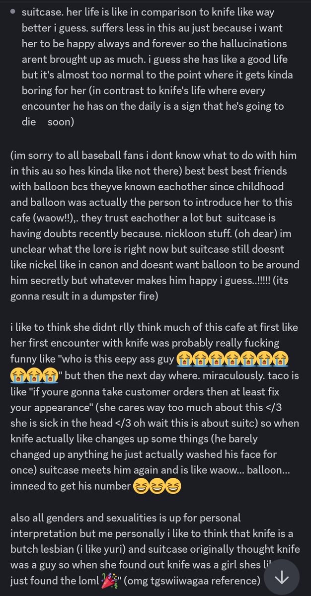 vamsart_'s tweet photo. My friend made some infos for them so here's a little thread! ๐งต
#ii #inanimatinsanity #iicafeau #inanimateinsanitycafeau #knifecaseii #tacomic #knifeii #suitcaseii #tacoii #micii
1/3 https://t.co/bCxNxYlS2V