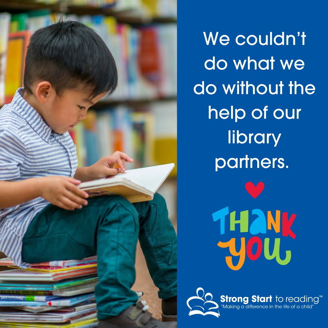 Strong Start (@strong_start) on Twitter photo 📚 Happy #OntarioPublicLibraryWeek!
Thanks to <a href="/WaterlooLibrary/">Waterloo Public Library</a> <a href="/rwlibrary/">RWLibrary</a> <a href="/kitchlibrary/">Kitchener Public Library</a> <a href="/londonlibrary/">LondonPublicLibrary</a> & @IdeaXchng for your incredible support. Together, we are helping children learn to read & creating lifelong readers.
#LibrariesForLife 📚 Happy #OntarioPublicLibraryWeek!
Thanks to <a href="/WaterlooLibrary/">Waterloo Public Library</a> <a href="/rwlibrary/">RWLibrary</a> <a href="/kitchlibrary/">Kitchener Public Library</a> <a href="/londonlibrary/">LondonPublicLibrary</a> & @IdeaXchng for your incredible support. Together, we are helping children learn to read & creating lifelong readers.
#LibrariesForLife
