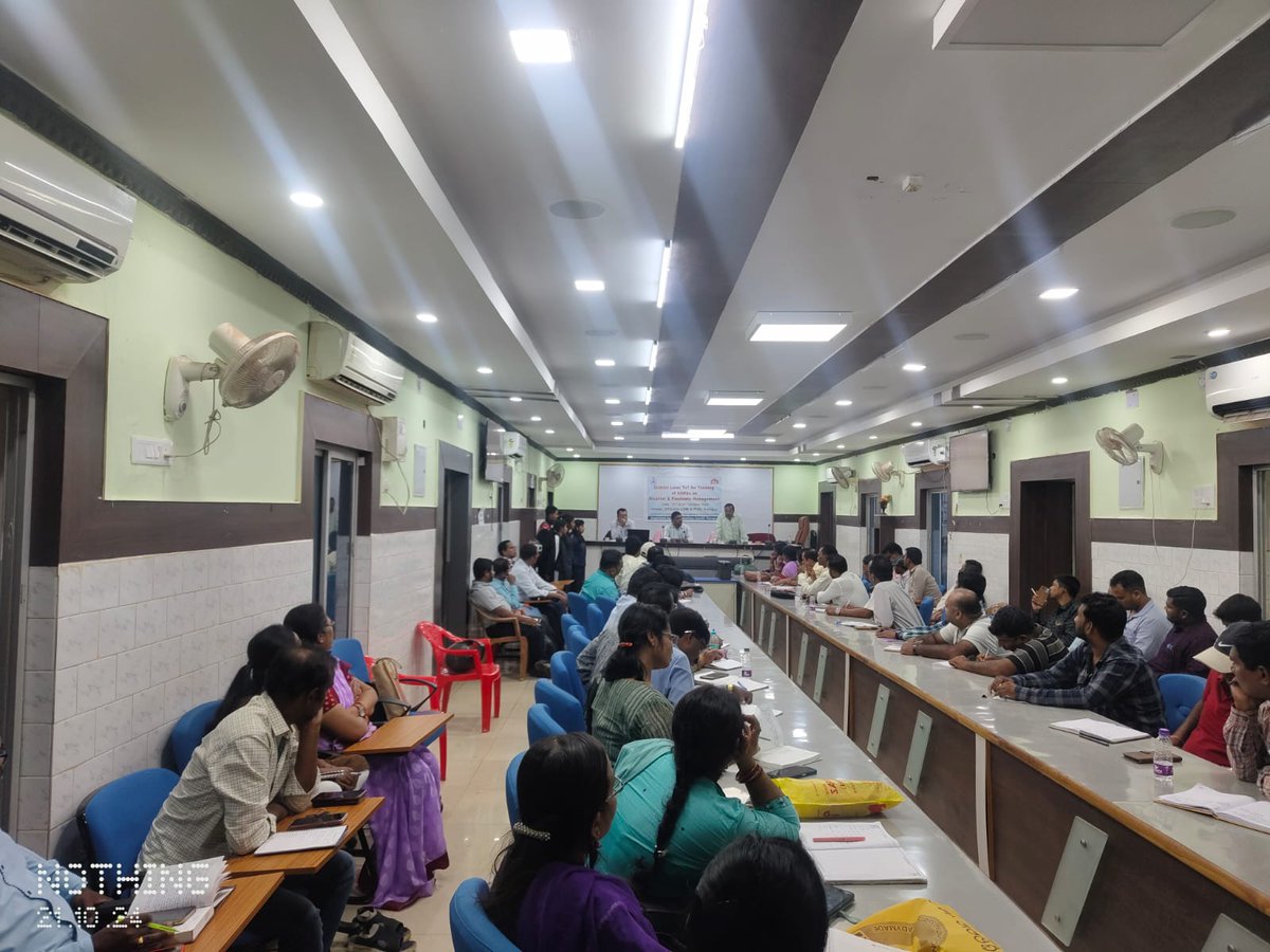 District Level ToT Training was organized today on 21.10.2024 at DTU (CDMO) Office, Koraput for ASHAs on Disaster &amp; Pandemic Management.
<a href="/osdmaodisha/">OSDMA Odisha</a> 
<a href="/dmkoraput/">Collector and District Magistrate, Koraput</a>