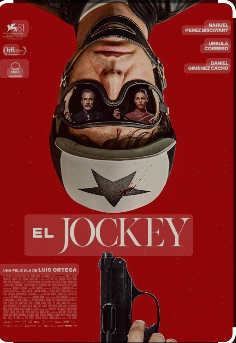 Stockholm International Film Festival will present "El jockey/Kill the jockey" on Nov. 8, 10, 15. With subtitles in English. Tickets: StockholmFilmFestival.se  #ArgentineMovies #Argentina <a href="/culturalesarg/">Asuntos Culturales de la Cancillería Argentina</a>