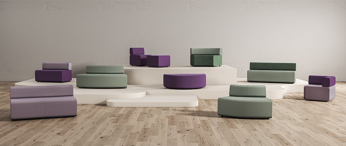 KItweets's tweet image. Planning a flexible space for students? Zeker Modular Seating’s unique configurations make it easy. Create curved, linear, or even back-to-back layouts that suit any education environment! 
#ModularFurniture #EducationDesign #InteriorDesign