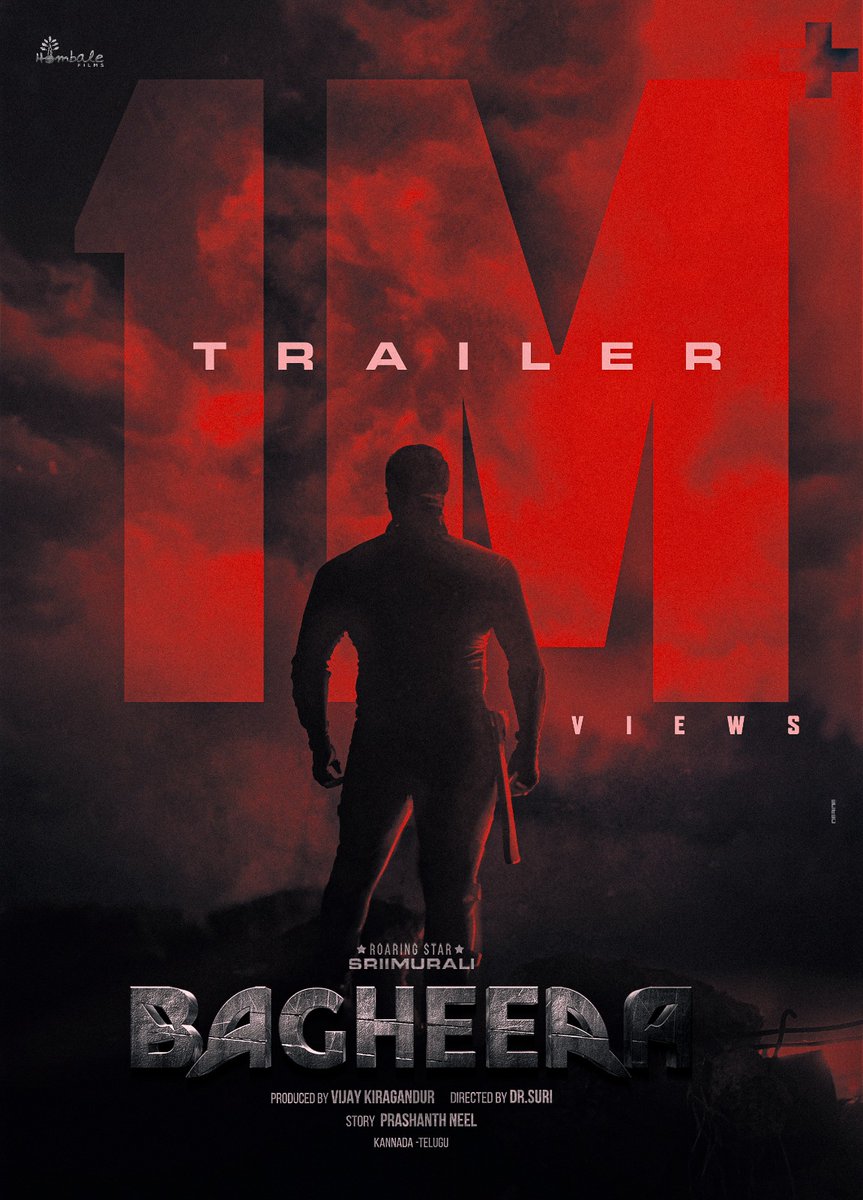 nameisakshay03's tweet photo. #BagheeraTrailer is on Fire 🔛🔥
In Cinemas on 31st October 📢𓃮
#SriMurali #DrSuri #PrashanthNeel #Hombalefilms #AjShetty #AjaneeshLoknath #BagheeraOnOct31 #Bagheera https://t.co/sOjKUx0HKe