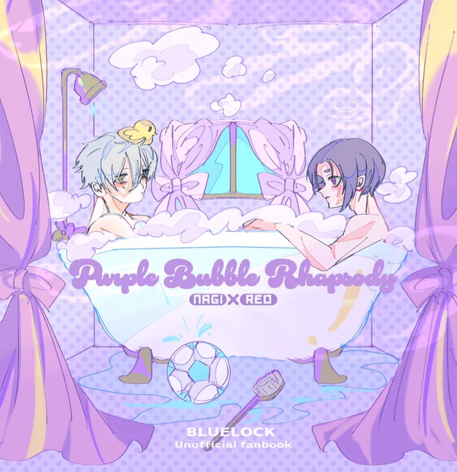 10/27  青エゴ9 Together Until The End5サンプルngro / なぎれおイラスト本꒰ Purple Bubble Rhapsody ꒱過去に載せたお風呂イラスト+描き下ろしお風呂イラストを収録したお風呂に始まりお風呂に終わる一冊です*。A5変形/ 12p / ¥500ツリーにトリオキニ 