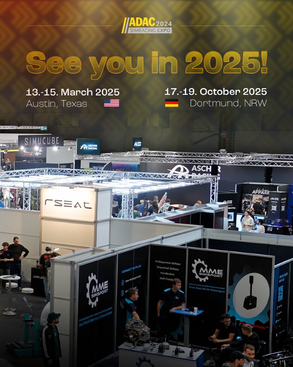SimRacing Expo 🔜 Charlotte, NC tweet media