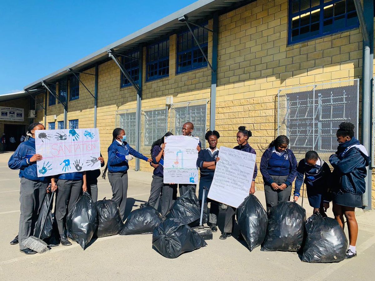 equal_education's tweet photo. Hector Peterson addressed sanitation issues, believing "cleanliness is close to godliness."

#CleanSchool
#SafeSchools #FixTheNorms https://t.co/kwBWcGkHC2