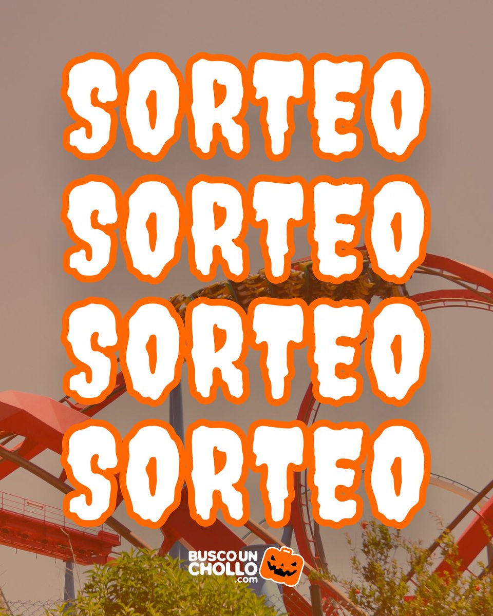 BuscoUnChollo's tweet photo. 🎢  ¡S O R T E A Z O  con mucha 𝗔𝗗𝗥𝗘𝗡𝗔𝗟𝗜𝗡𝗔! 🎁 Prepárate porque este Halloween te traemos 2 premios para disfrutar de 𝗣𝗼𝗿𝘁𝗔𝘃𝗲𝗻𝘁𝘂𝗿𝗮® 𝗣𝗮𝗿𝗸 y 𝗙𝗲𝗿𝗿𝗮𝗿𝗶 𝗟𝗮𝗻𝗱 🎢 Bases legales 👉 https://t.co/LfPxkHUHv8

👻 𝗣𝗿𝗲𝗺𝗶𝗼 𝟭: 1 noche en un Hotel 4* dentro del Resort de PortAventura World en régimen de Alojamiento y Desayuno para 2 personas + Acceso ilimitado a PortAventura Park y 1 acceso a Ferrari Land.

🎃 𝗣𝗿𝗲𝗺𝗶𝗼 𝟮: 2 noches en un Ponient Hotel 4* en régimen de Media Pensión para 2 personas + 1 entrada de 1 día en PortAventura Park + Ferrari Land (el mismo día).

PARTICIPA y GANA así:
📨 Suscribirte o estar suscrito a nuestra Newsletter
❤️ Haz retweet a este tweet
😉 Síguenos @BuscoUnChollo

💌 Puedes suscribirte a nuestra Newsletter informativa de forma gratuita haciendo clic en el enlace ➡ https://t.co/sPKYfY7wMg