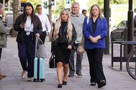 ONLY FANS WHORE PLEADS GUILTY TO THROWING A MILKSHAKE AT FARAGE

Victoria Thomas Bowen also admitted criminal damage after causing £17.50 worth of damage to a jacket belonging to Mr Farage's security officer James Woolfenden.

She changed her pleas to both charges before the