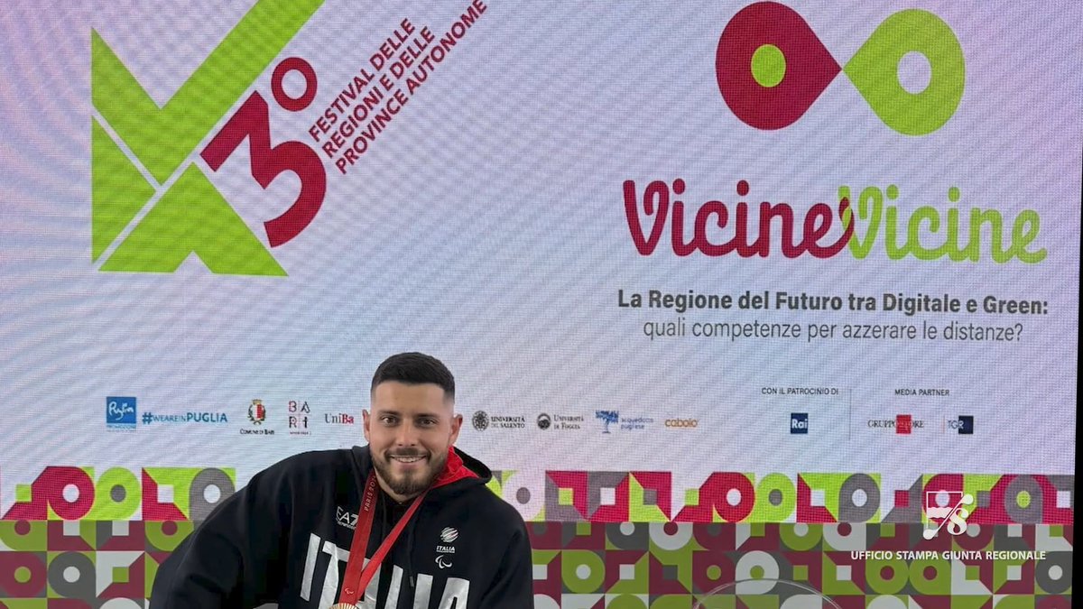 Festival delle Regioni, Basilicata in mostra.
Secondo giorno di lavori a Bari. Oggi pomeriggio focus su politiche green regionali e in serata concerto del quartetto Divago e dell'Orchestra Maldestra.

Segui il servizio 👇
youtu.be/7yyBSnriA3I
