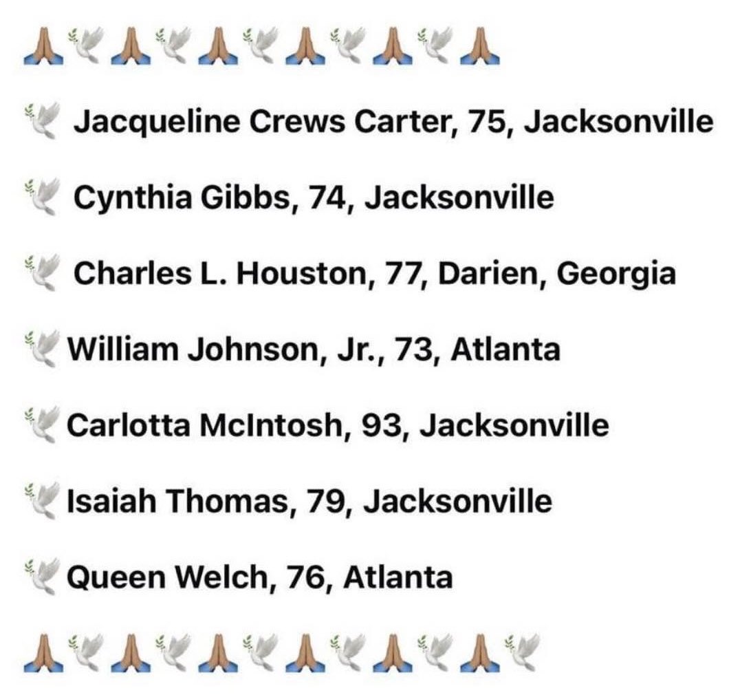 🙏🏾 for the families of the families of those that passed away at Sapelo and the healing of hearts 💔 and minds of the survivors.  Tenki Tenki fa all hunnuh chillun prayin wit we een de @gullahgeechee Nation.

GullahGeecheeNation.com