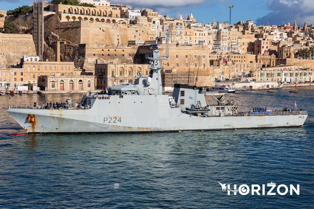 WarshipCam's tweet photo. HMS Trent (P224) River-class offshore patrol vessel coming into Valletta, Malta - October 20, 2024 #hmstrent #p224
SRC: INST- horizonmalta / INT- https://t.co/YhjSW7jEzh https://t.co/4givAboFUu