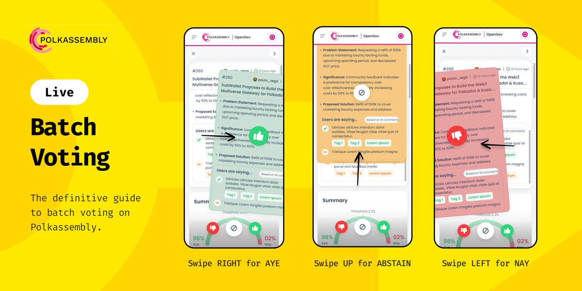 Polkassembly tweet media