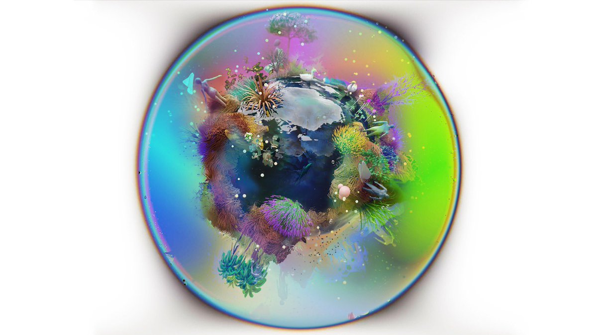 Figure_1A's tweet image. 🌌 Let’s dive into the multiverse! This year’s winner of both the Jury selection & public vote, Microportals into Diverse Futures by Helena Klein from @ETH, invites us into a dreamscape where diversity thrives in nature and humanity. #SciArt #Diversity #SciComm