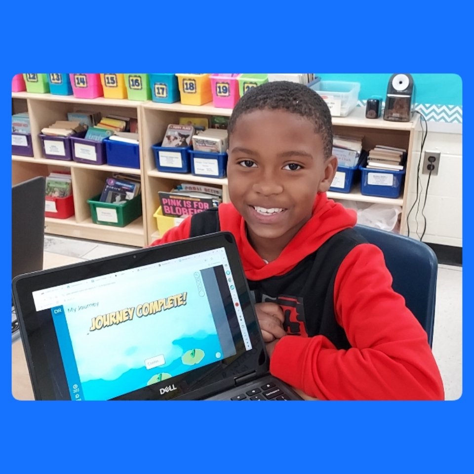 Our first math explorer finished his Journey with JiJi. <a href="/wellborn_cbe/">Mrs. Wellborn</a> <a href="/MrsCiemiengo/">Mrs. Ciemiengo</a> <a href="/clara/">Clara</a>