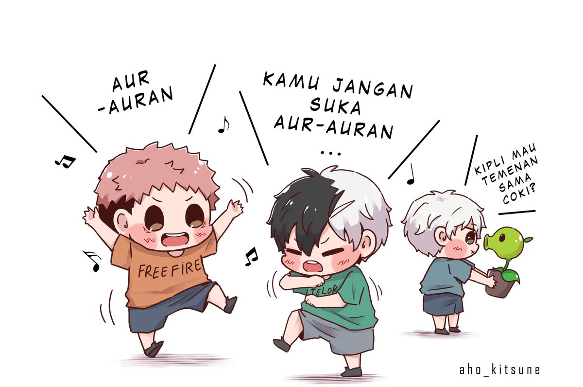 aho_Kitsune's tweet photo. wujud asli para bocil PVZ yang aur - auran 
mari nyanyi bersama mereka 🕺🎶🌱🧟 https://t.co/05pChLAO6K