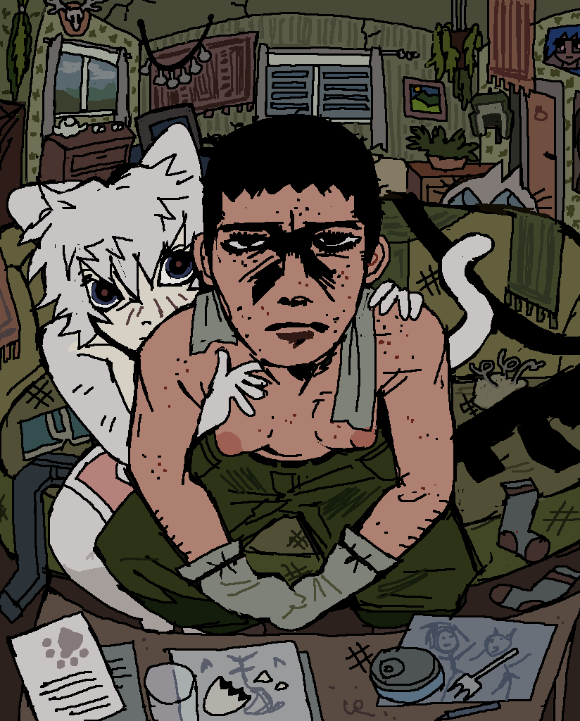 taking care of a cat person