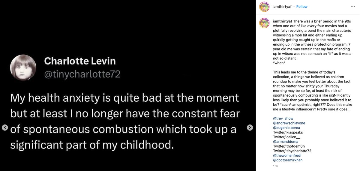 Fantastic to see the musings of <a href="/tinycharlotte72/">Charlotte Levin</a> on Instagram today!