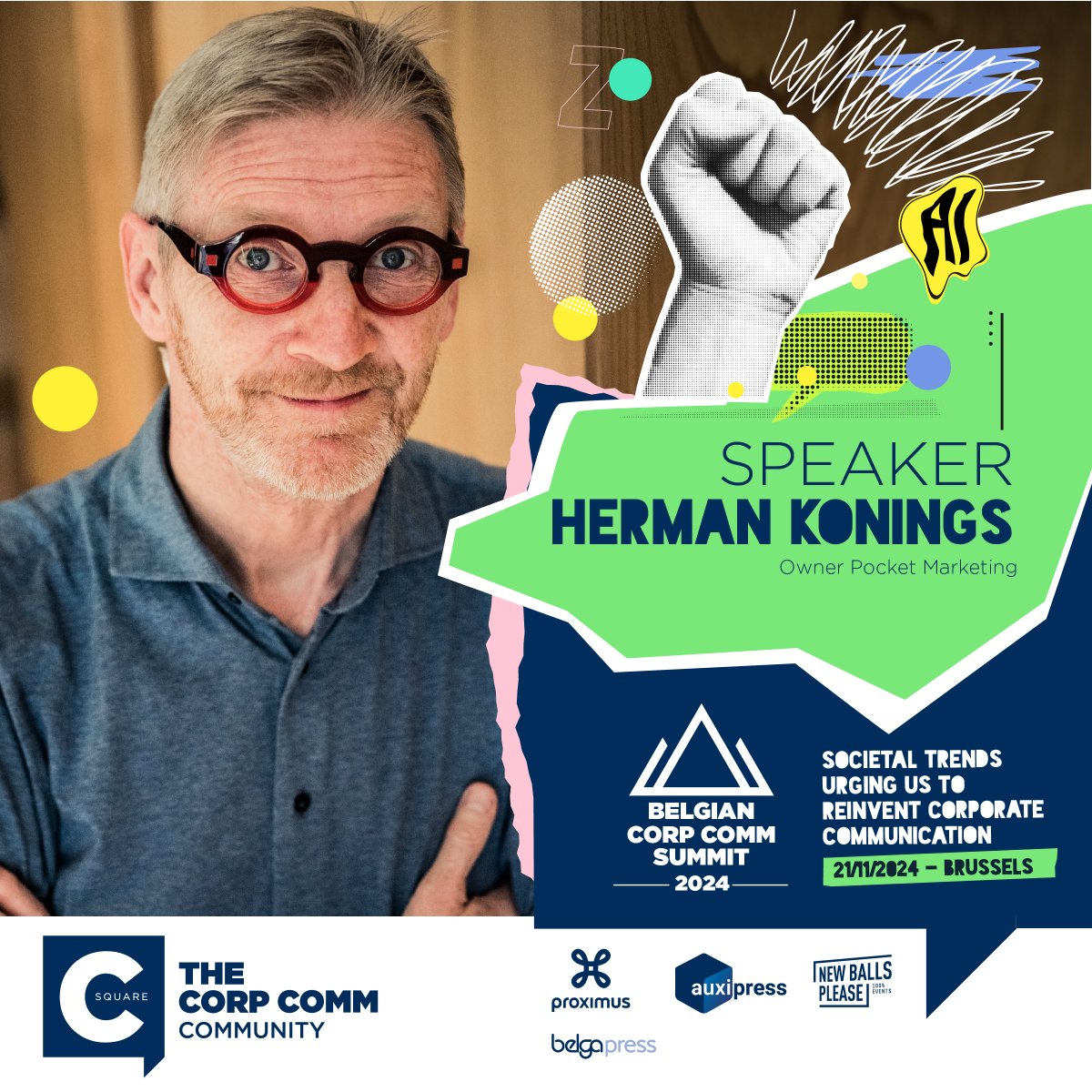 🔊 The world is constantly in evolution. Together with trend analyst &amp; change psychologist Herman Konings, we've selected powerful forces with impact on our profession. 

💡 Ready to dive in, share insights, and innovate with us? 

🔗 **Register Now** 
csquare.be/the-belgian-co…
