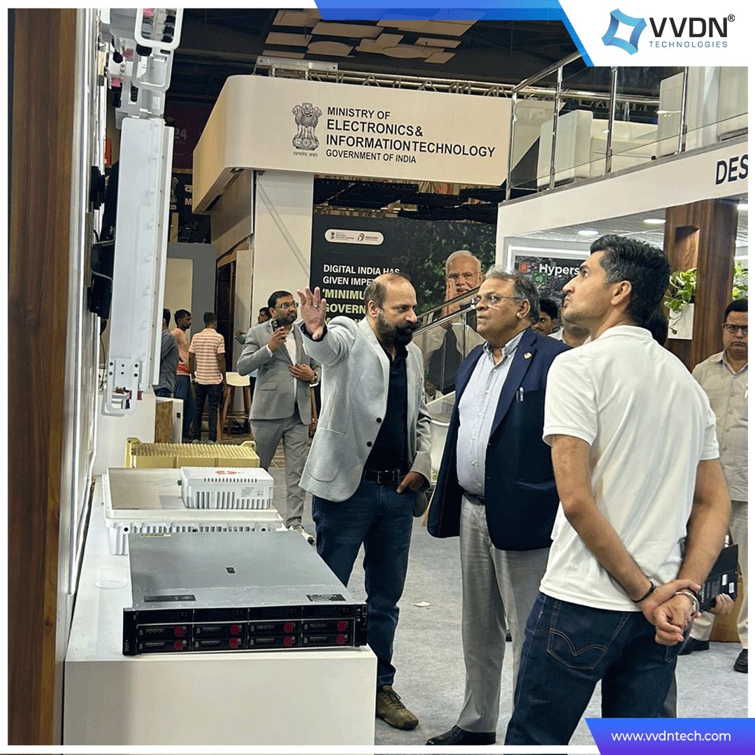 vvdn_tech's tweet image. During IMC 2024, Asia's Largest Tech Fest, we had the great honor of having Mr. Arun Kumar Singh, Chairman and CEO of ONGC at VVDN's booth. We proudly highlighted VVDN’s Design &amp;amp; Make in India capabilities.
#InnovationUnveiled #5G #IoT #TechTransformation #TechEvents #MakeInIndia