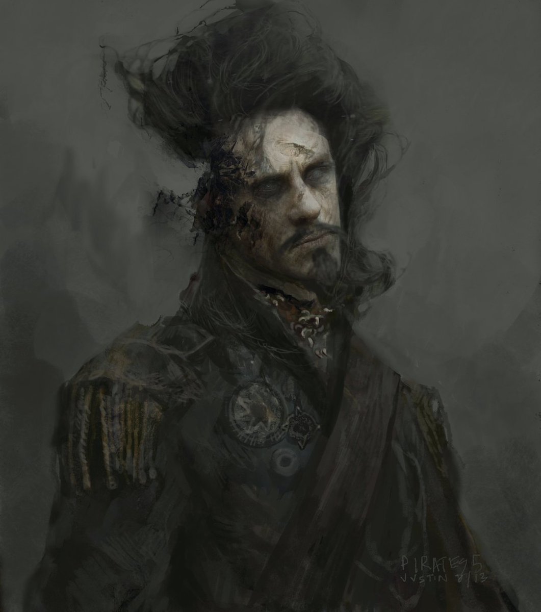 MILL__CHANNEL's tweet photo. With Halloween around the corner, this week's #MakingOfMonday dives into our Art Department's work on Pirates of the Caribbean: Dead Men Tell No Tales. MPC's artists created the haunting concept art for Captain Salazar and his ghostly crew. 🎃👻 #MPCVisualization #VFX #ConceptArt https://t.co/L5CuY9ane5