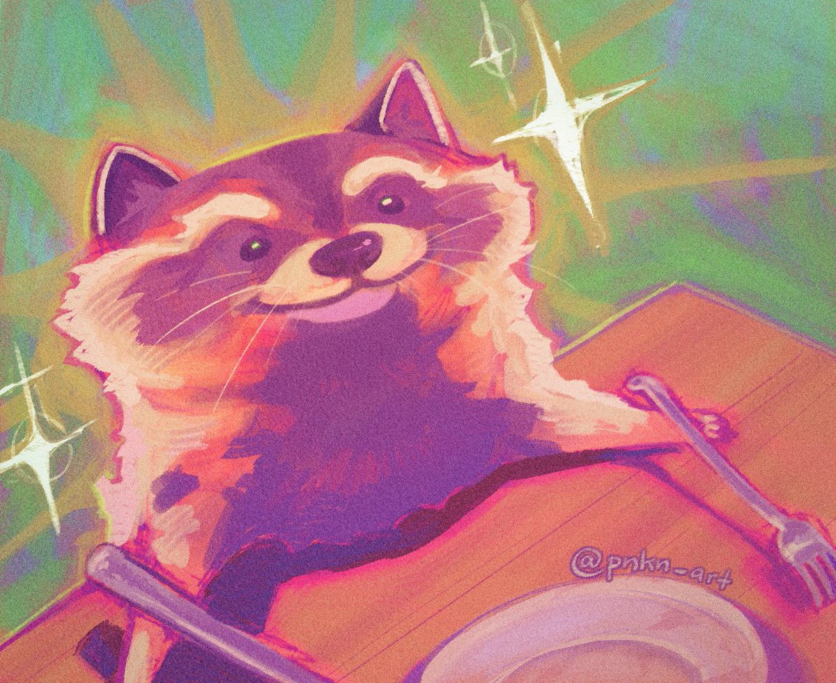 warmup 🦝🍽️