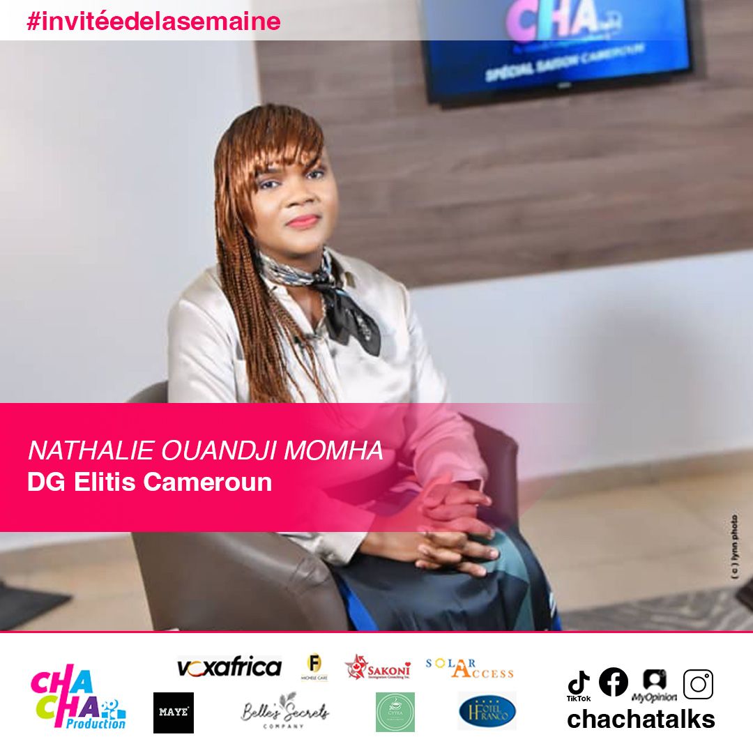 voxafrica's tweet photo. RDV TV | CHACHA TALKS
Cette semaine, nous parlons assurance dans #ChachaTalks avec notre invitée de la semaine Nathalie Momha Ouandji, DG Elitis Cameroun.
Nous vous donnons RDV à 17h GMT sur #Voxafrica.
#chachatalks #voxafrica #tv #femmes #entrepreneuriatfeminin https://t.co/nQA4yOy1Wo