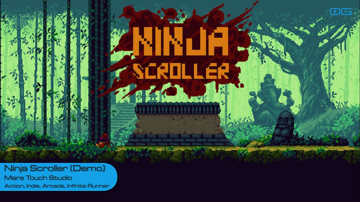 OverageGmngCom's tweet photo. OG plays Ninja Scroller (Demo)!
https://t.co/NGCedPCR8f
Like & Sub!
@MarsTouchStudio
#ninja #actionrunner #infiniterunner #pixelart #IndieGameTrends #IndieWatch #IndieDev #GameDev #IndieGameDev #IndieGame #IndieGames #Gameplay #letsplay #gaming https://t.co/gFk1gIsCB6