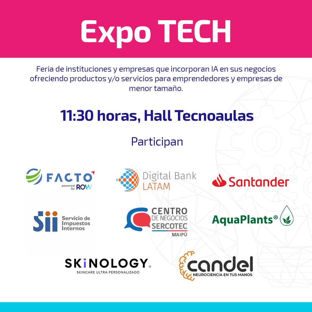 En el segundo día de la Semana I+E 2024 se realizará el encuentro “Acercando la IA a los negocios”. 🤖

¡Motívate y participa! 🤩 Para más información visita semanadelemprendimiento.fen.uchile.cl. 🔗