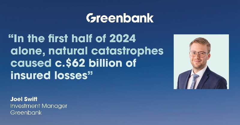 GreenbankInvest's tweet photo. As the world gets warmer and parts of it become uninsurable, our recent Green Shoots webinar asked whether insurers can still effectively model and price #climaterisk. Investment manager Joel Swift provided a backdrop to the subject. Click below to watch the recording.
