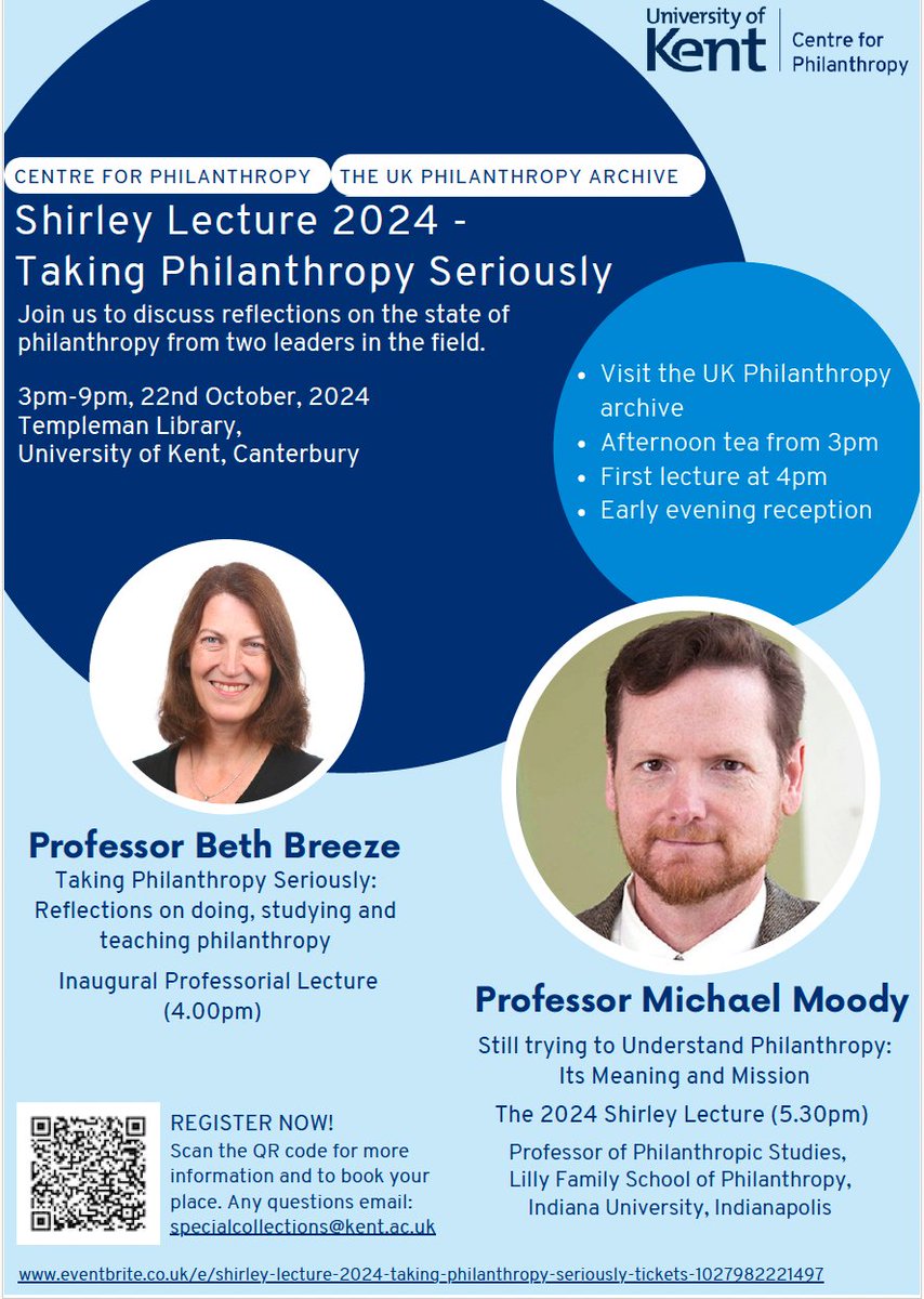 Agenda Publishing (@agendapub) on Twitter photo Congratulations to Professor Beth Breeze, <a href="/UKCPhilanthropy/">Beth Breeze</a> who will give her inaugural Professorial Lecture tomorrow at 4pm at University of Kent.
If you can't make it to Canterbury tomorrow then take a look at her book 'In Defence of Philanthropy'!
amazon.co.uk/Defence-Philan… Congratulations to Professor Beth Breeze, <a href="/UKCPhilanthropy/">Beth Breeze</a> who will give her inaugural Professorial Lecture tomorrow at 4pm at University of Kent.
If you can't make it to Canterbury tomorrow then take a look at her book 'In Defence of Philanthropy'!
amazon.co.uk/Defence-Philan…