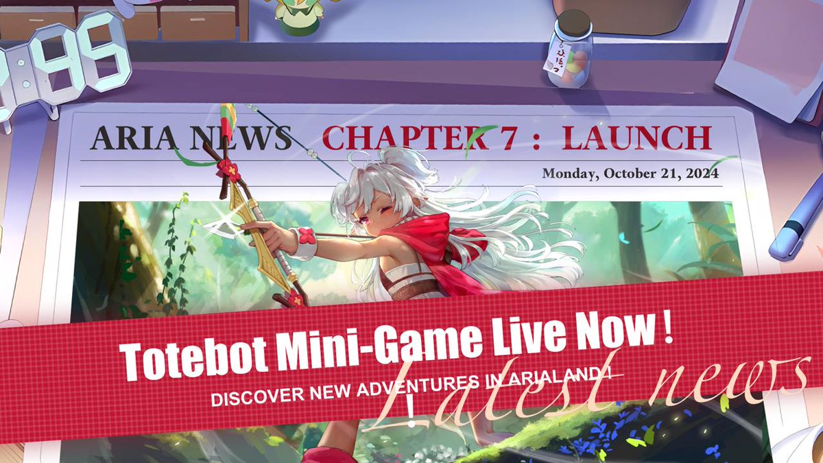 ✨Totebot Open Beta Test is now LIVE!

🔥Adventurers, come and experience the latest ARIA mini-game, Totebot! 

🎉This OBT is a non-wipe test, meaning players' progress in adventure and character development will be carried over to the official release. To help everyone quickly