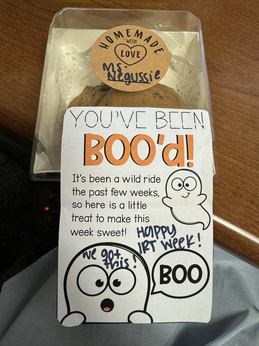 MsNegussie's tweet image. What a sweet treat during our IRT walk week! We’ve been preparing for this, and now it’s time to execute. 💫