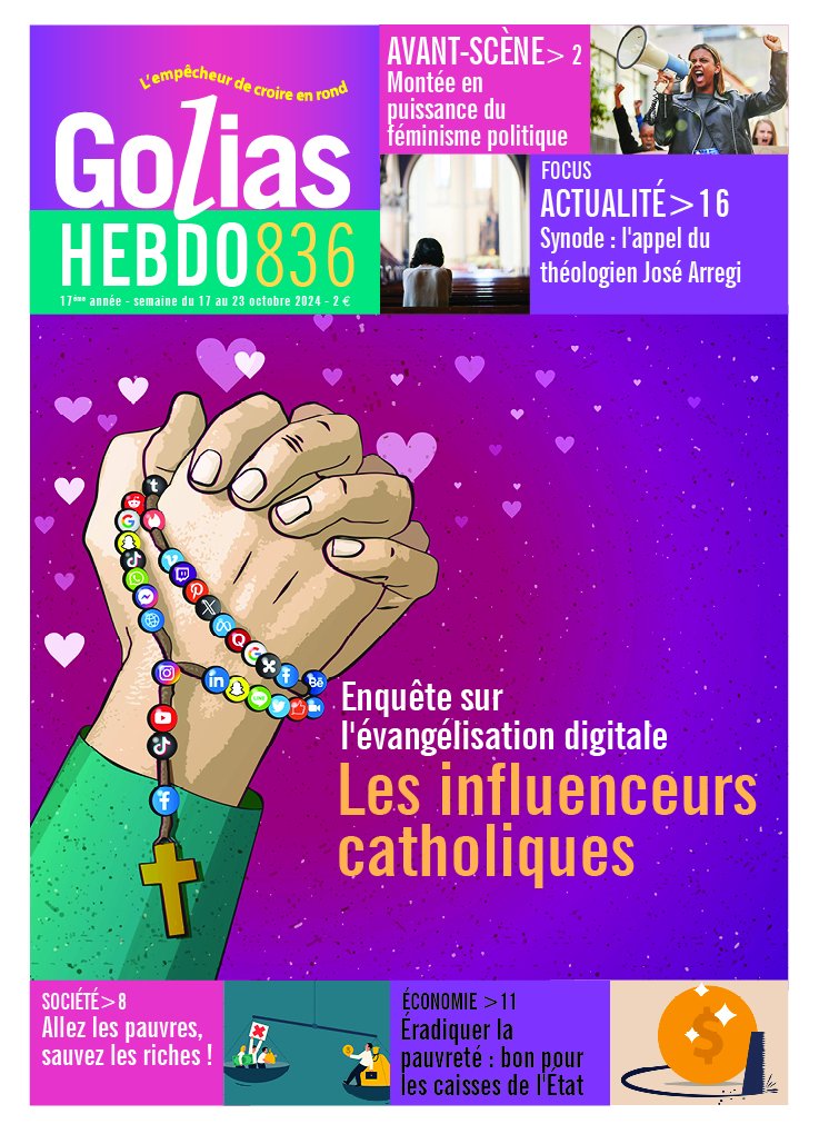 PaixCollectif's tweet photo. Nous vous conseillons ce très bon article de @Golias_editions sur les influenceurs catholiques ! 
https://t.co/9C654uUhIS https://t.co/s3kSQMRbHe